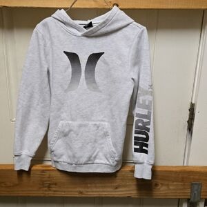 Hurley Heather Gray Hoodie with Logo